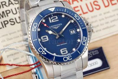 AF厂浪琴LONGINES康卡斯腕表 自动机械 钢带蓝盘41mm