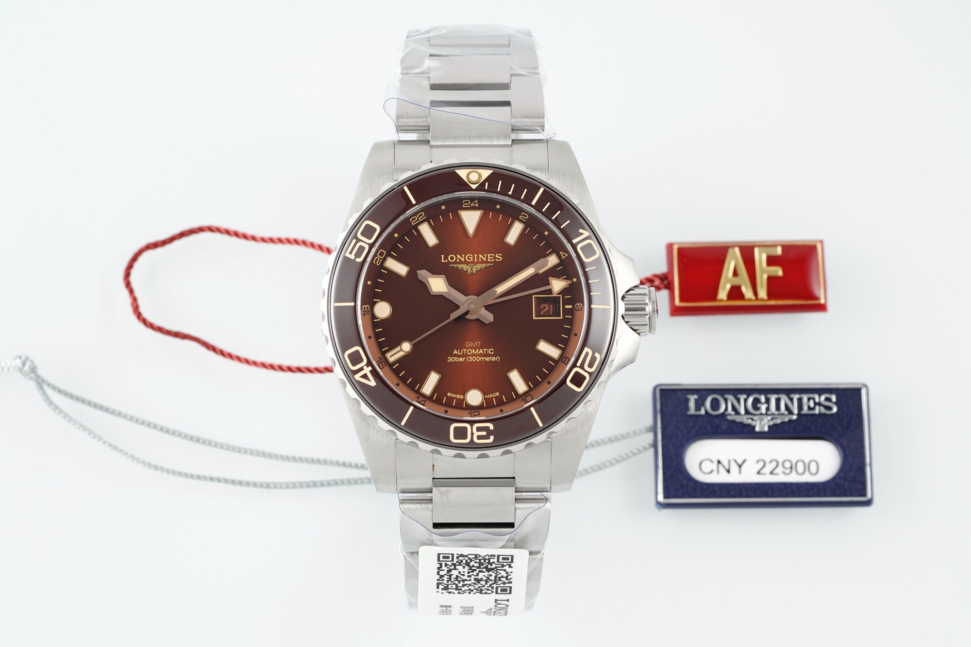 AF厂康卡斯潜水GMT腕表 棕色