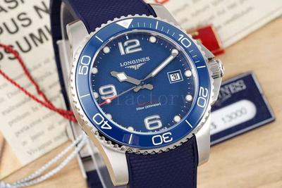 AF厂浪琴LONGINES康卡斯腕表 自动机械 胶带蓝盘 41mm